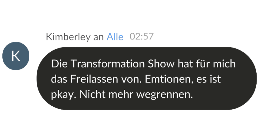 Kimberley – Zoom-Chat Stimme